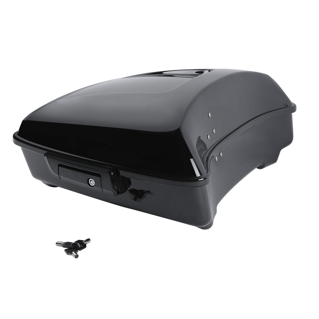 10.7" Chopped Touring Trunk Vivid Black Fit For Harley Touring Models 2014-Later
