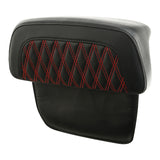 Gel Seat C.C. RIDER Touring Seat Two Piece 2 Up Seat Low Profile Driver Passenger Seat For Road Glide Street Glide Road King Lattice Stitching, 2009-2023