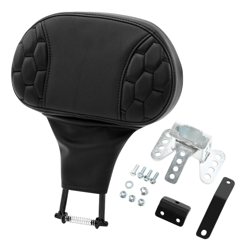 C.C. RIDER Touring Seat 2 up Seat Driver Passenger Seat Honeycomb Stitching For Harley Touring Street Glide Road Glide Electra Glide, 2008-2023