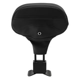 C.C. RIDER Rider Backrest 2 Up Seat Driver Backrest Pad For Harley Touring CVO Street Glide Road Glide Electra Glide Road King, 1988-2025
