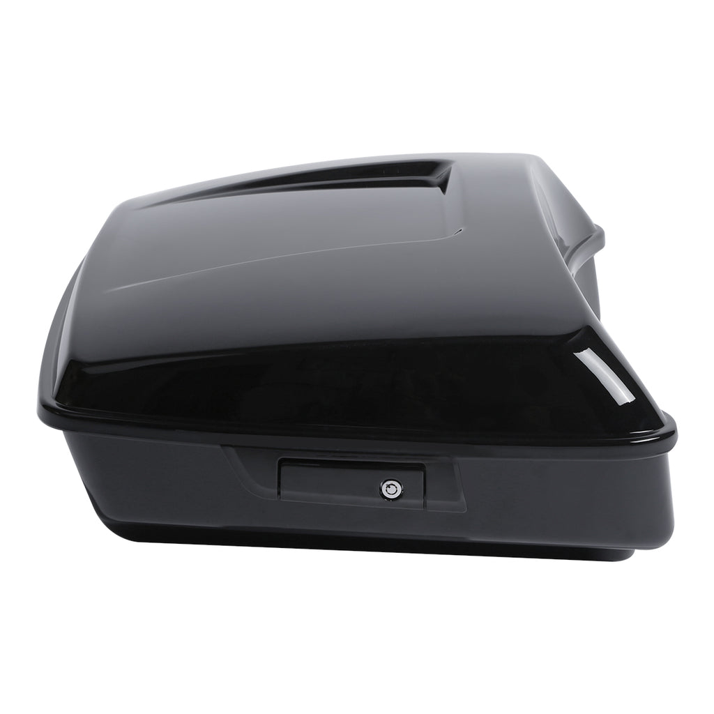 10.7" Chopped Touring Trunk Vivid Black Fit For Harley Touring Models 2014-Later