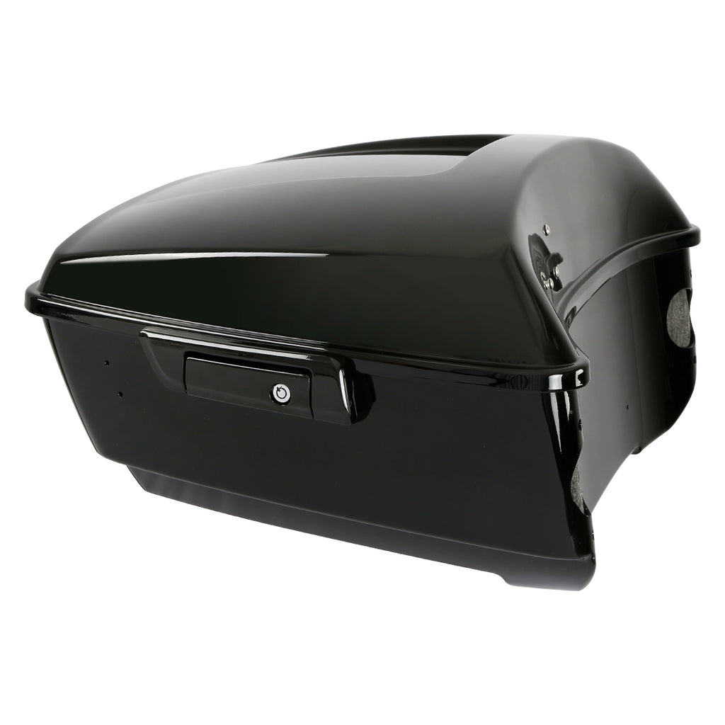 13.7" King Touring Trunk Black Latch With Carpet Liner Fit For Harley Touring 2014-Later