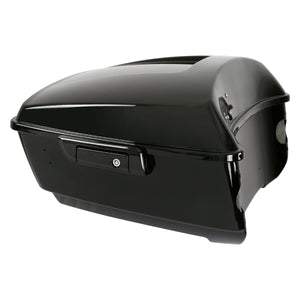 13.7" King Touring Trunk Black Latch With Carpet Liner Fit For Harley Touring 2014-Later