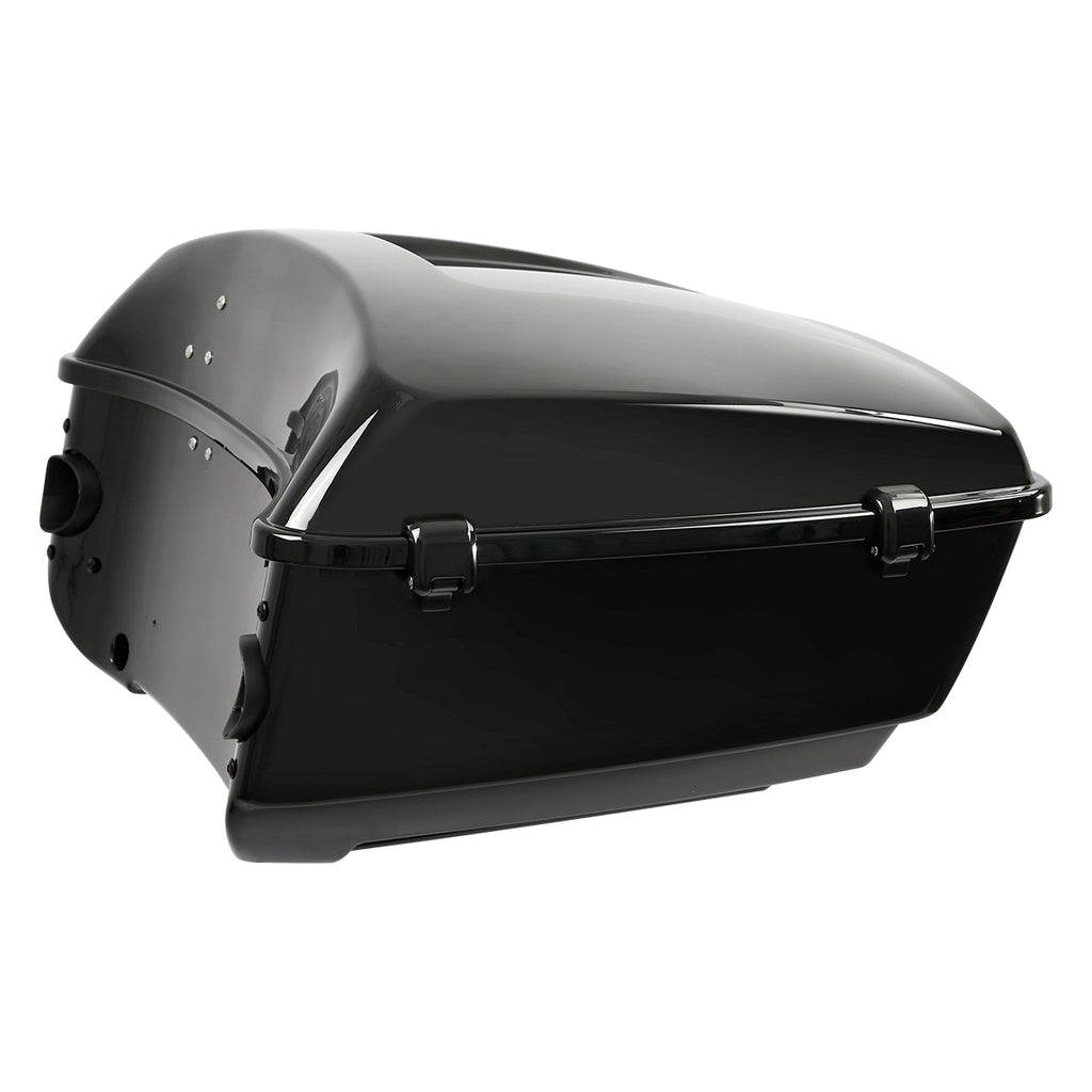 13.7" King Touring Trunk Black Latch With Carpet Liner Fit For Harley Touring 2014-Later