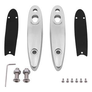 Rear Turn Signal Relocation Kit Extension Bracket Chrome Gloss Black Fit For Harley Softail 2000-2024