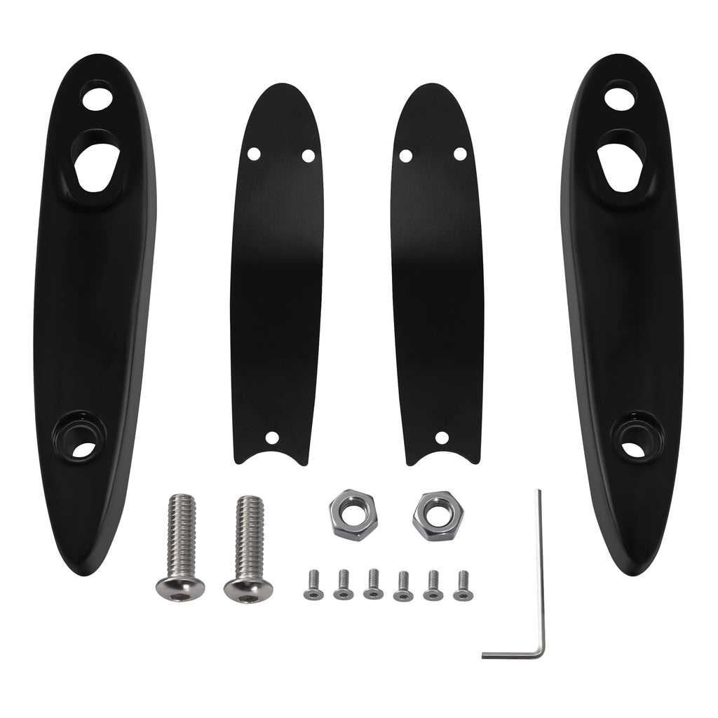 Rear Turn Signal Relocation Kit Extension Bracket Chrome Gloss Black Fit For Harley Softail 2000-2024
