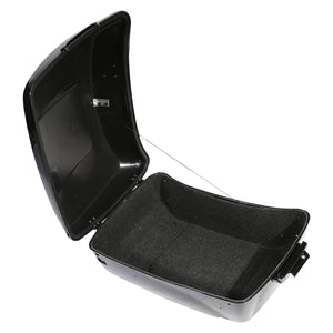 13.7" King Touring Trunk Black Latch With Carpet Liner Fit For Harley Touring 2014-Later