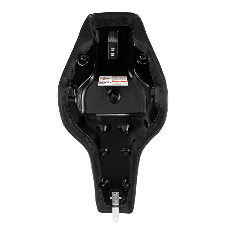 Gel Seat C.C. RIDER Softail Step Up Seat 2 Up Seat Diamond Stitching For Softail Street Bob FXBB Standard FXST Models 2018-2025