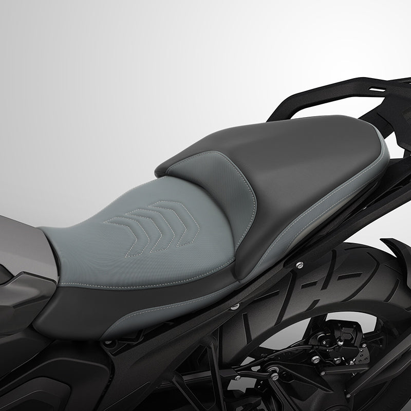 C.C. RIDER BMW R1300GS Seat Rider Passenger Seat Pillion Cushion Black Gray For BMW R1300GS, 2023-2025