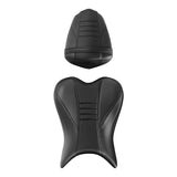 C.C. RIDER YZF R1 Front And Rear Seat For YAMAHA YZFR1 Black Carbon Fiber Stitching, 2009-2014