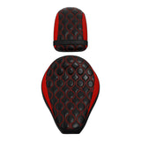 .C. RIDER CM300 Front And Rear Seat Fit For Honda Rebel 300 CMX300 Red Circles, 2017-2024