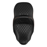 Heated Seat C.C. RIDER Touring Seat 2 Up Seat Driver Passenger Seat For Harley CVO Road Glide Electra Glide Street Glide Road King, 2009-2023