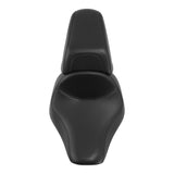 C.C. RIDER Softail Seat Two Piece 2 Up Seat Low Profile Driver Solo Seat Passenger Seat For Harley Softail Fat Boy Cross Bones, 2007-2017