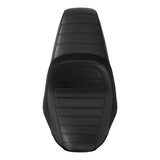 C.C. RIDER Touring Seat One Piece 2 Up Seat Driver Passenger Seat Black Stitching For Street Glide Road Glide, 2023-2025