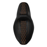 C.C. RIDER Touring Seat 2 up Seat Driver Passenger Seat Honeycomb Stitching For Harley Touring Street Glide Road Glide Electra Glide, 2008-2023