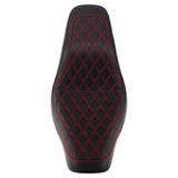 C.C. RIDER Low Rider S Low Rider ST Driver And Passenger Seat Red Lattice Stitching Fit For Low Rider FXLR FXLRS FXLRST 2018-2024
