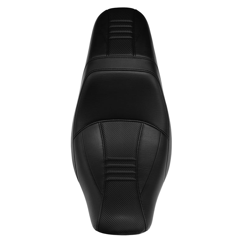 C.C. RIDER Softail Seat Low Rider S Low Rider ST Driver Passenger Seat Black Fit For Low Rider FXLR FXLRS FXLRST 2018-2025