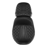 C.C. RIDER Touring Seat Two Piece 2 Up Seat Driver Solo Seat Passenger Seat Honeycomb Stitching For CVO Street Glide CVO Road Glide, 2023-2025