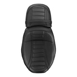 Gel Seat C.C. RIDER Touring Seat Two Piece 2 Up Seat Driver Solo Seat Passenger Seat Black Stitching For CVO Street Glide CVO Road Glide, 2023-2025