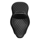 C.C. RIDER Touring Seat 2 Up Seat Driver Passenger Seat Lattice Stitching For Harley CVO Road Glide Electra Glide Street Glide Road King, 2009-2023