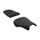 C.C. RIDER CBR600RR Two Piece Seat Black Lattice For Honda CBR600RR, 2003-2004