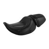Heated Seat C.C. RIDER Touring Seat Two Piece 2 Up Seat Driver Solo Seat Passenger Seat Carbon Fiber Pattern For CVO Street Glide CVO Road Glide, 2023-2025