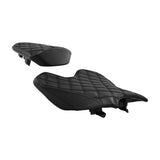 C.C. RIDER CBR1000RR Two Piece Seat Black Lattice For Honda CBR1000RR(SP), 2017-2019