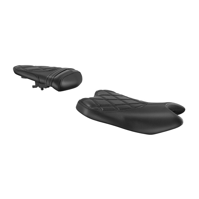 C.C. RIDER YZF R6  Front And Rear Seat Fit For YAMAHA R6 Black Diamond Stitching, 2006, 2007