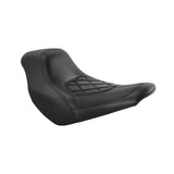 C.C. RIDER Softail Seat Low Rider Solo Driver Seat Black Diamond Standard Reach For FXLR FXLRS FXLRST, 2018-2025
