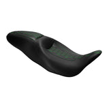 C.C. RIDER Touring Seat 2 up Seat Driver Passenger Seat Honeycomb Stitching For Harley Touring Street Glide Road Glide Electra Glide, 2008-2023