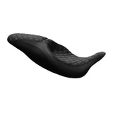 C.C. RIDER Touring Seat 2 up Seat Driver Passenger Seat Black Lattice Design For Harley Touring Street Glide Road Glide Electra Glide, 2008-2023