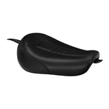 C.C.RIDER Sportster Seat Front Solo Seat Driver Rider Cushion Black Microfiber Leather, 2010-2023 XL models