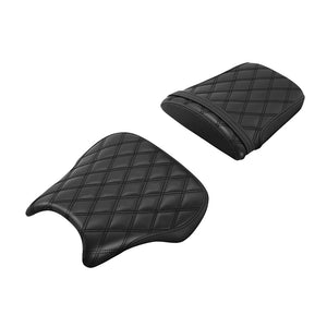 C.C. RIDER CBR600RR Two Piece Seat Black Lattice For Honda CBR600RR, 2003-2004