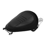 C.C.Rider Dyna Solo Spring Seat Chopper Style Motorcycle Seat For FXD / FXDWG Dyna Models Switchback Super Glide, 2007-2017