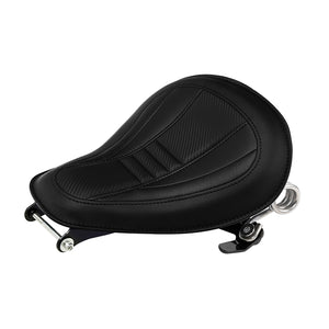 C.C. RIDER Noseless Sportster Seat Solo Spring Seat Torsion Type Motorcycle Solo Seat Iron 883 Iron 1200 Bobber Seat Chopper Seat 2004-2024
