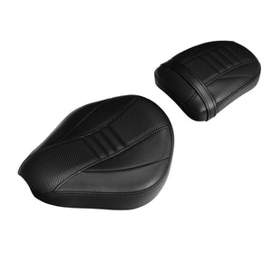 C.C. RIDER CM300 Front And Rear Seat Black Stitching Fit For Honda Rabel 300 CMX300, 2017-2024