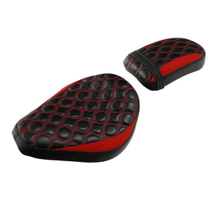 .C. RIDER CM300 Front And Rear Seat Fit For Honda Rebel 300 CMX300 Red Circles, 2017-2024