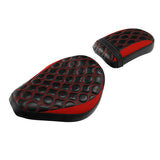 .C. RIDER CM300 Front And Rear Seat Fit For Honda Rebel 300 CMX300 Red Circles, 2017-2024