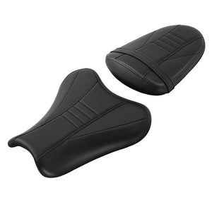 C.C. RIDER GSX-R1000 Front And Rear Seat Fit For SUZUKI GSXR1000 Black stitching, 2005, 2006