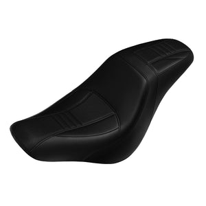 C.C. RIDER Softail Seat Low Rider S Low Rider ST Driver Passenger Seat Black Fit For Low Rider FXLR FXLRS FXLRST 2018-2025