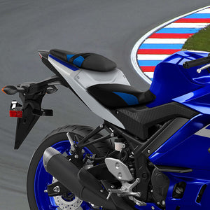 C.C. RIDER YZF R3 YZF R25 MT03 MT25 Front And Rear Seat For YAMAHA Black Blue, 2015-2024