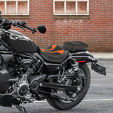 C.C. RIDER Sportster Seat 2 Piece Reach Seat Driver And Passegner Seat Black Orange Fit For Harley Nightster RH975 2022-Later