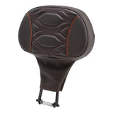 C.C. RIDER Rider Backrest 2 Up Seat Driver Backrest Pad For Harley Touring CVO Street Glide Road Glide Electra Glide Road King, 1988-2025