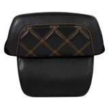 C.C. RIDER Razor Chopped Pack Trunk Backrest Passenger Backrest Pad Lattice Sititching For Harley Touring CVO Road Glide Street Glide Road King, 2014-2025