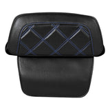 C.C. RIDER Razor Chopped Pack Trunk Backrest Passenger Backrest Pad Lattice Sititching For Harley Touring CVO Road Glide Street Glide Road King, 2014-2025