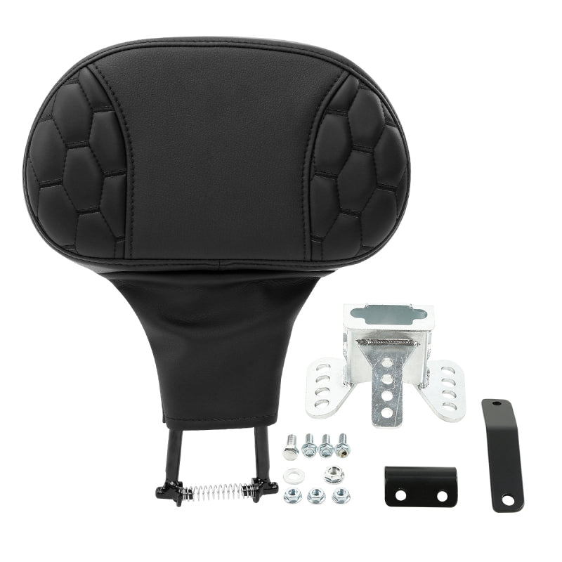 Gel Seat C.C. RIDER Touring Seat 2 up Seat Driver Passenger Seat For Harley Touring Street Glide Road Glide Electra Glide Honeycomb Stitiching, 2008-2023