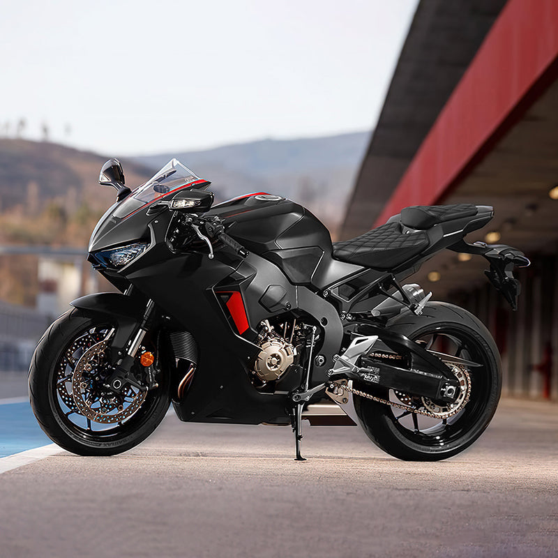 C.C. RIDER CBR1000RR Two Piece Seat Black Lattice For Honda CBR1000RR(SP), 2017-2019