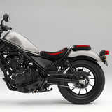 .C. RIDER CM300 Front And Rear Seat Fit For Honda Rebel 300 CMX300 Red Circles, 2017-2024
