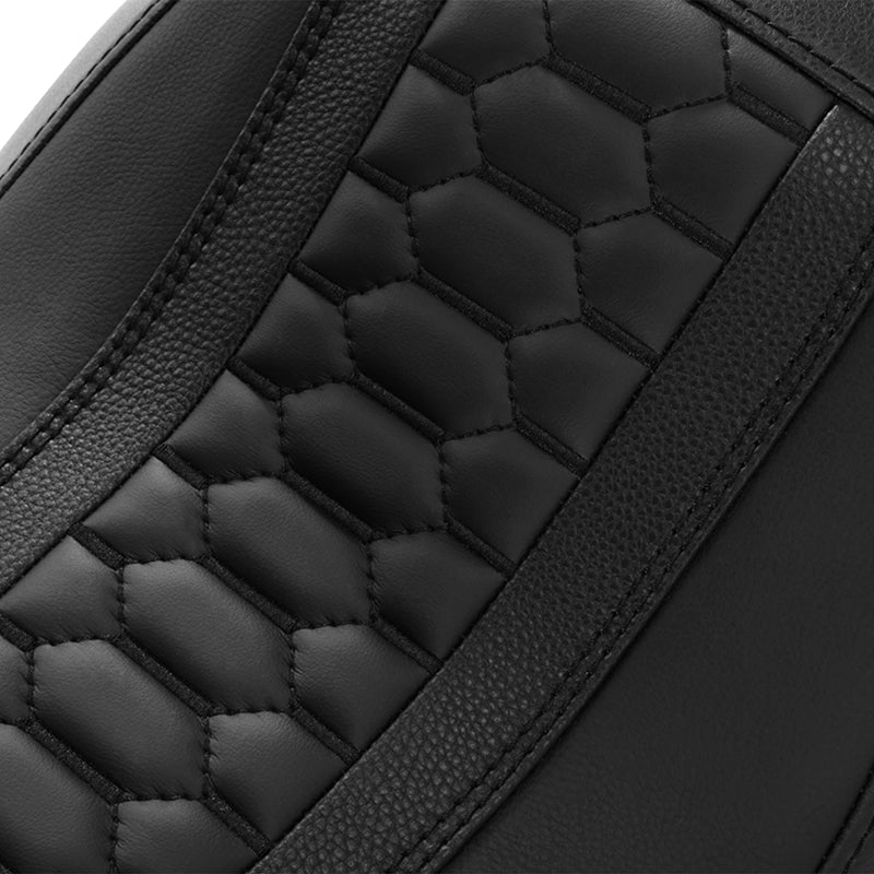 C.C. RIDER Sportster Seat 2 Piece Reach Seat Driver And Passegner Seat Black Hneycomb Fit For Harley Nightster RH975 2022-Later