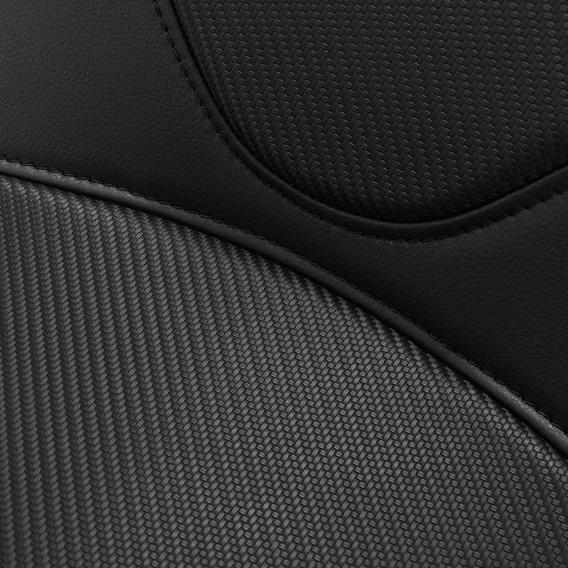 C.C. RIDER Touring Seat Two Piece 2 Up Seat Driver Solo Seat Passenger Seat Black For CVO Street Glide CVO Road Glide, 2023-2025